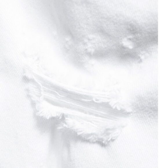 White Denim Shorts - Picture 5 of 8